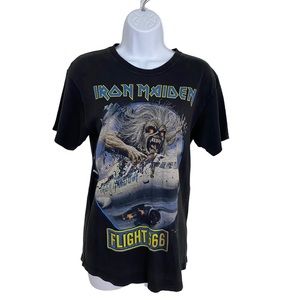 Vintage Iron Maiden T-Shirt Hanes Heavyweight Size Small Vintage